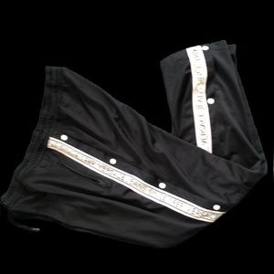 Versace Jeans Men's Black Breakaway Pants - Size 3XL with COA
